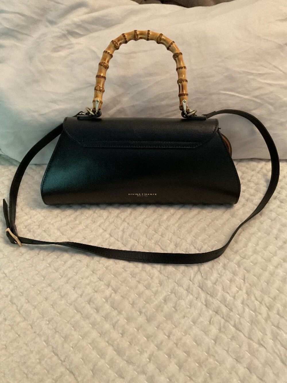 Divina Firenze Purse with Bamboo Handle